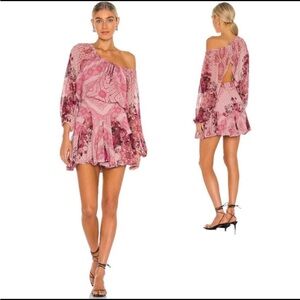 Free People Seven Wonders Mini Dress Dusty Rose Pink Small